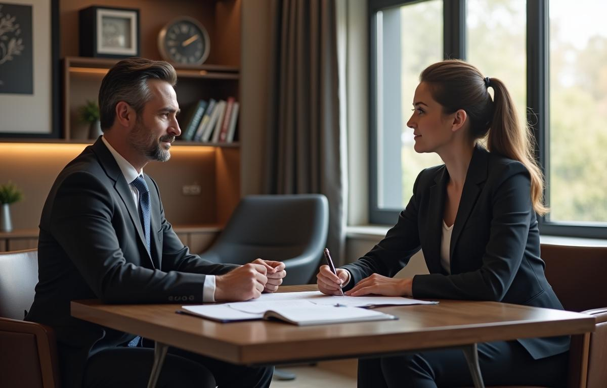 person in a meeting - How to Dissolve an LLC in Connecticut