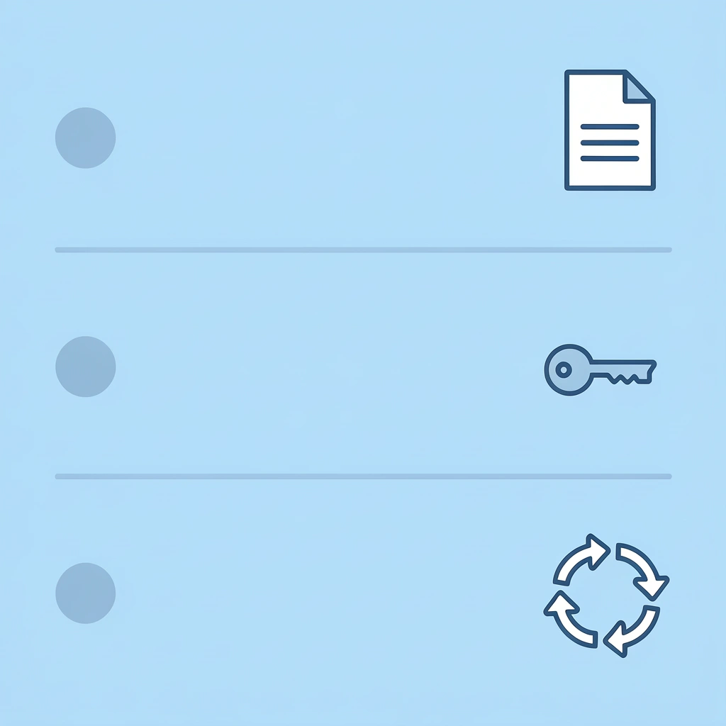 Checklist of LLC dissolution steps with timeline indicators